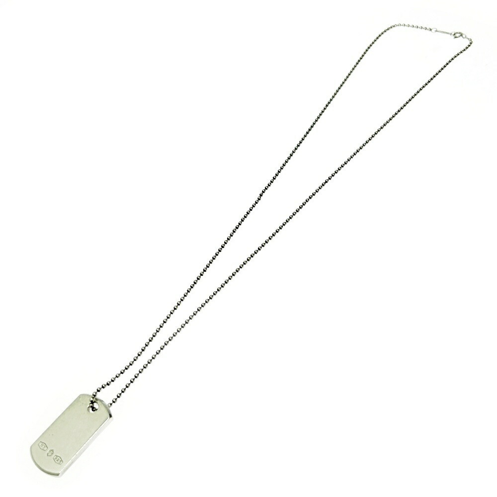 TIFFANY Co Silver Makers Necklace